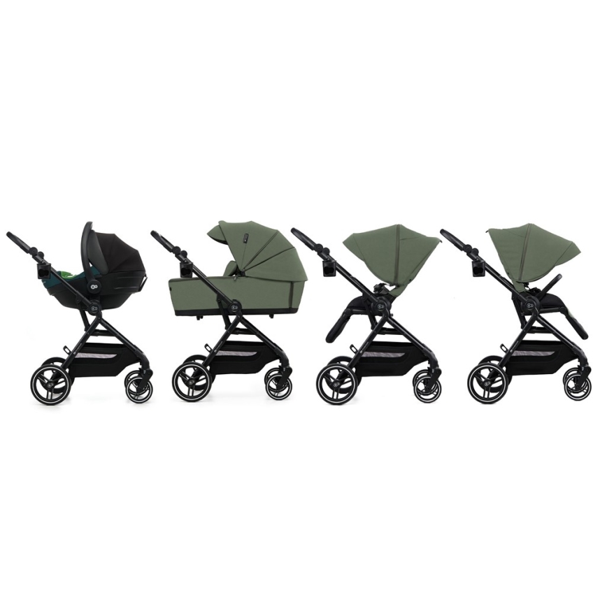 KINDERKRAFT SELECT - Športni voziček 2v1 YOXI Mystic green