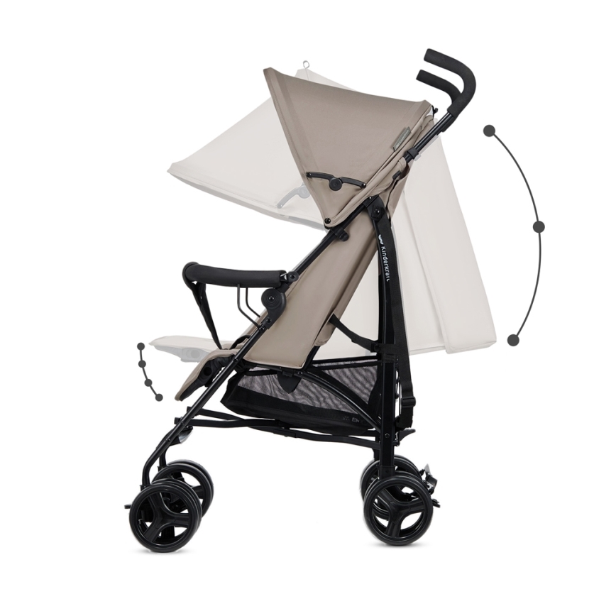 KINDERKRAFT - Otroški voziček TIK bež