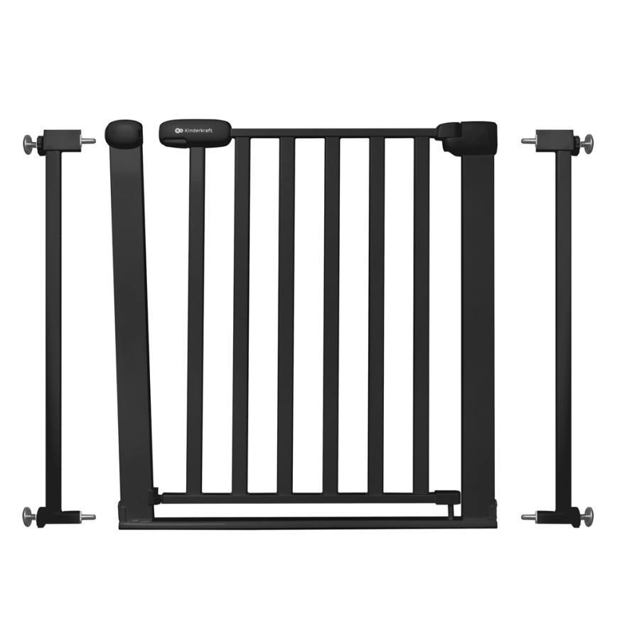 KINDERKRAFT - Varnostna pregrada LOCK&GO 75-103 cm črna