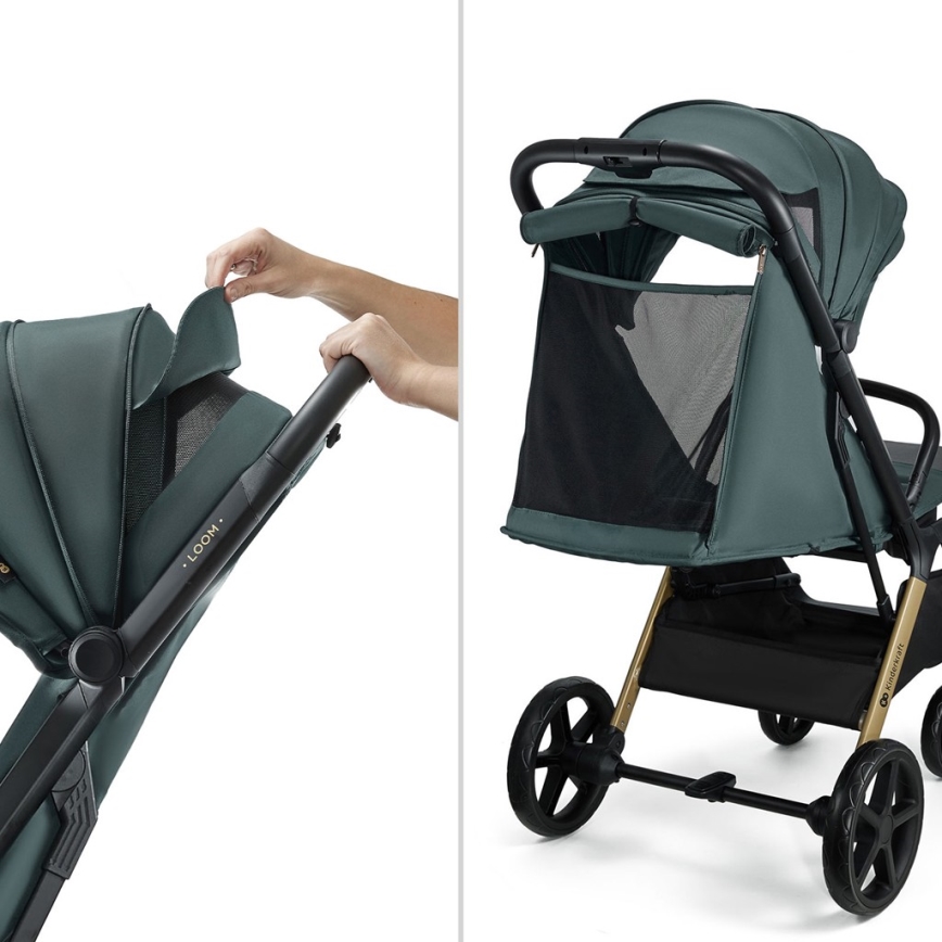KINDERKRAFT - Voziček LOOM zelena