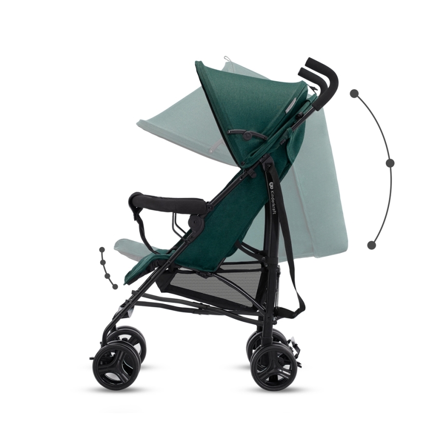 KINDERKRAFT - Voziček TIK Green gozd