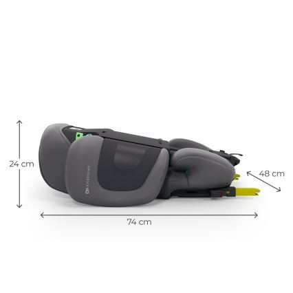 KINDERKRAFT - Zložljiv avtosedež XPAND 2 PRO 100-150 cm siv
