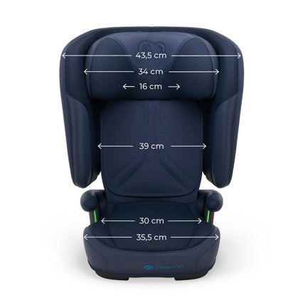 KINDERKRAFT - Zložljiv otroški avtosedež UNITY 2 i-Size 100-150 cm temno moder