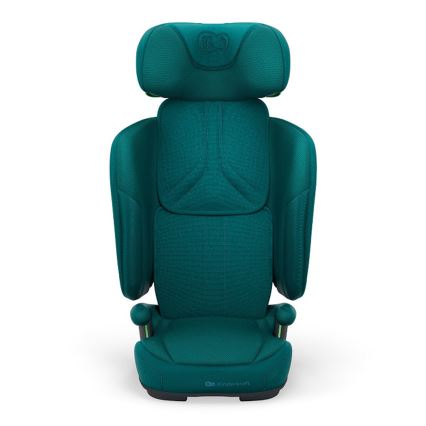 KINDERKRAFT - Zložljiv otroški avtosedež UNITY 2 i-Size 100-150 cm turkizne barve