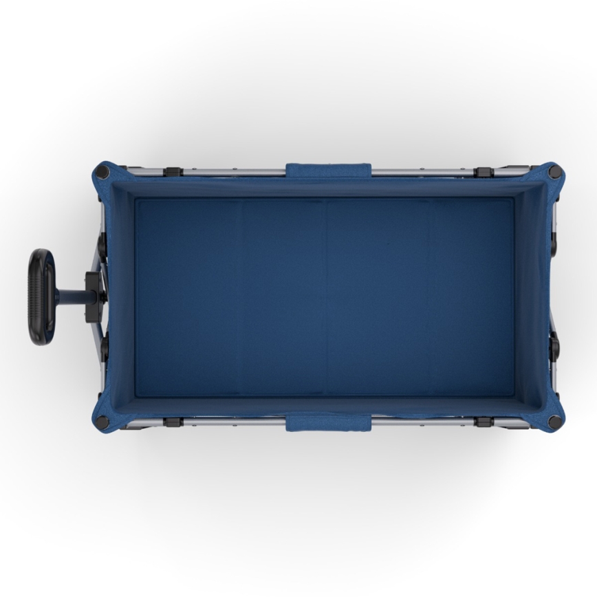 KINDERKRAFT - Zložljiv transportni voziček WAGON ROLLSTER, moder