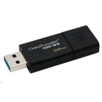 Kingston - Flash Drive DATATRAVELER 100 G3 USB 3.0 32GB črn