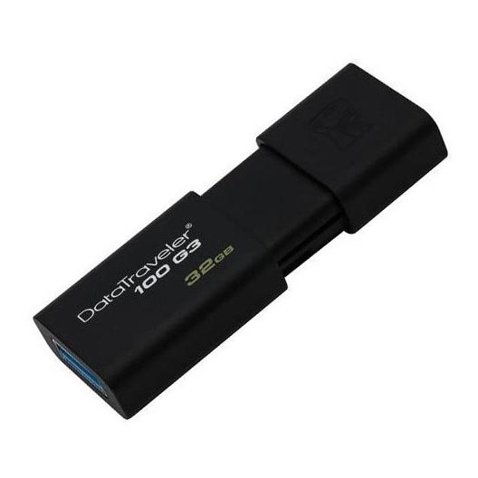 Kingston - Flash Drive DATATRAVELER 100 G3 USB 3.0 32GB črn