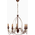 Klassična viseća lampa 5xE14/40W/230V bronza