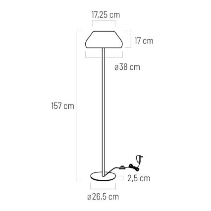 LED Talna svetilka PADDY LED/18W/230V bela