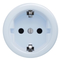 Kliklap - Retro domača vtičnica SCHUKO 230V/16A brez okvirja, modra