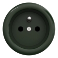 Kliklap - Retro hišna vtičnica brez okvirja 230V zelena