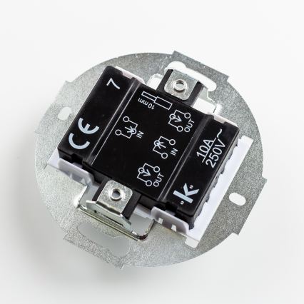 Kliklap - Retro križni stikalnik brez okvirja št. 7 zelena