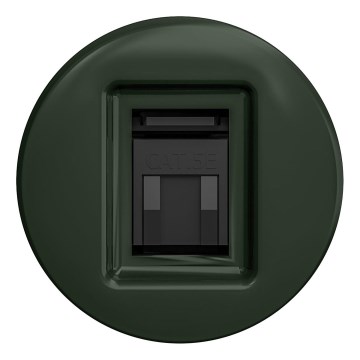 Kliklap - Retro podatkovna vtičnica brez okvirja zelena
