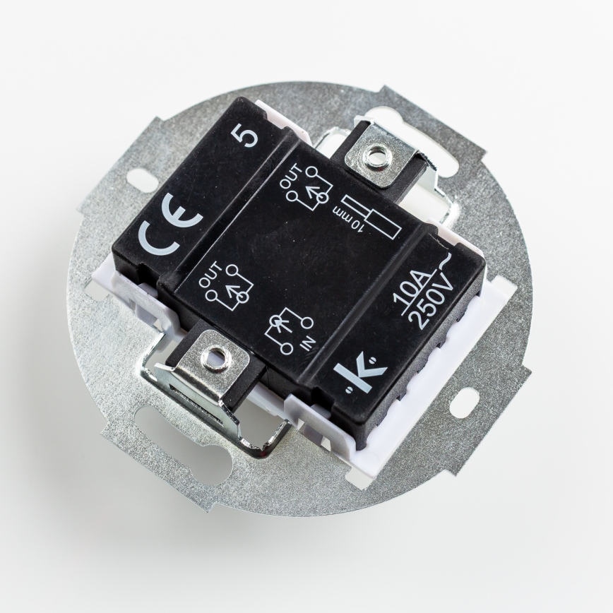 Kliklap - Retro serijsko stikalo brez okvirja št. 5 staro rožnato