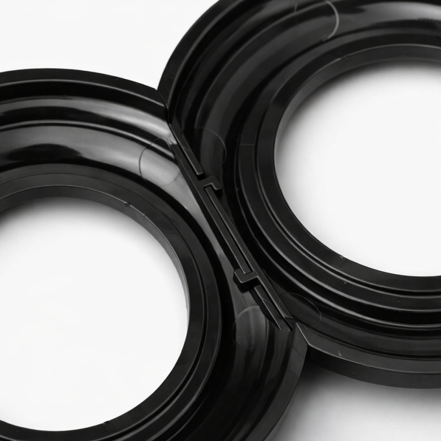 Kliklap - Retro sredinski okvirček, črne barve