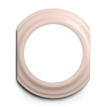 Kliklap - Retro središčni okvir v staro-rožnati barvi