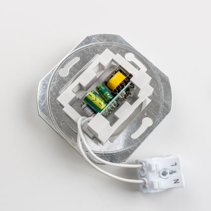 Kliklap - Retro USB vtičnica A+C z okvirjem zelena