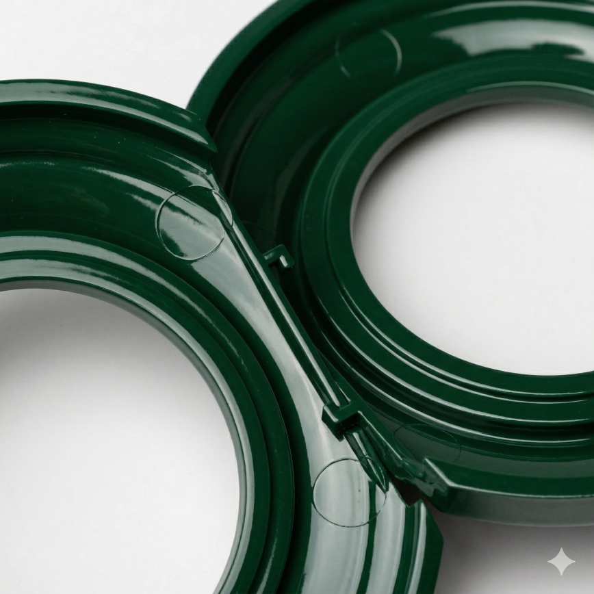 Kliklap - Retro zeleni sredinski okvir