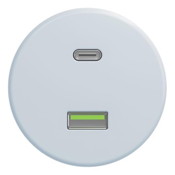Kliklap - Starinska USB vtičnica A+C modra