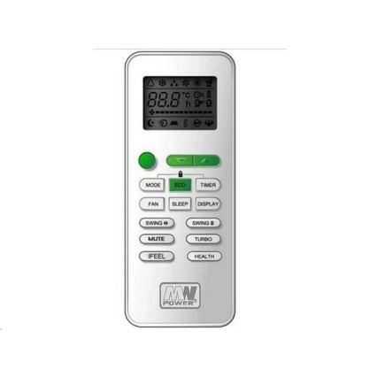 Klimatska naprava 09K V1 2,6 kW 9000 BTU z Wi‑Fi Tuya, bela + daljinski upravljalnik