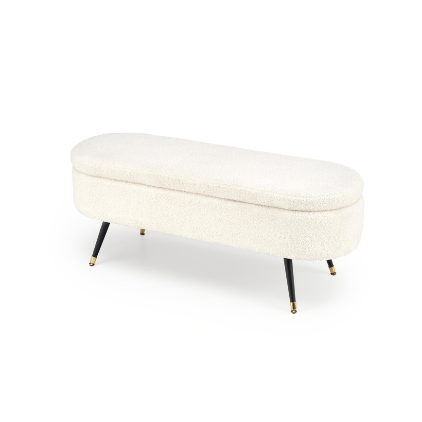 Klop s predalom AVEIRO 46x120 cm bela