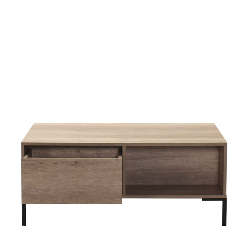 Klubska mizica 42x103 cm rjava