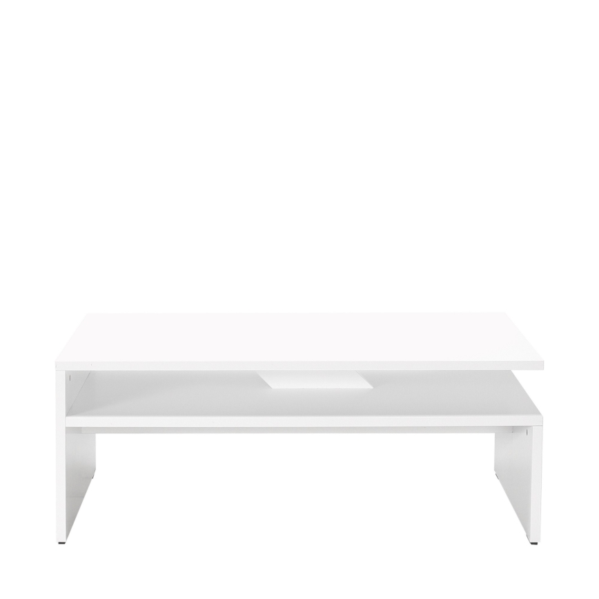 Klubska mizica 42x110 cm bela