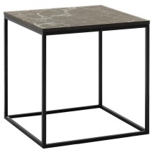 Klubska mizica 52x50 cm črna