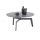 Klubska mizica BALANCE, Ø 80 cm, siva/antracit