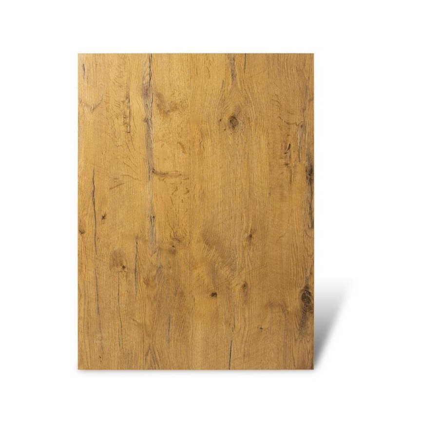 Klubska mizica BASICLOFT 40x80 cm črna/rjava