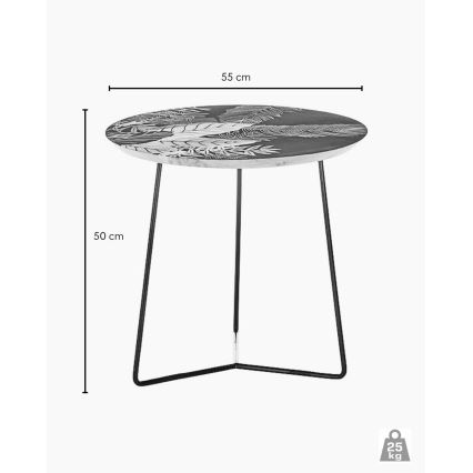 Klubska mizica BRAVON iz mangovega lesa