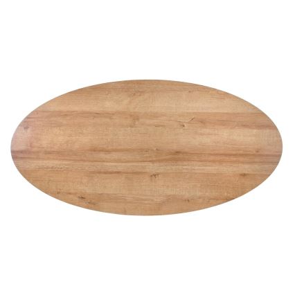Klubska mizica s predalom CAROLINA 41x120 cm zlat hrast/črna