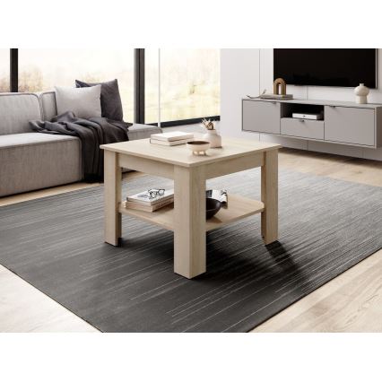 Klubska mizica COCO, hrast Sonoma