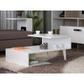 Klubska mizica CONCETTA 40x90 cm bela