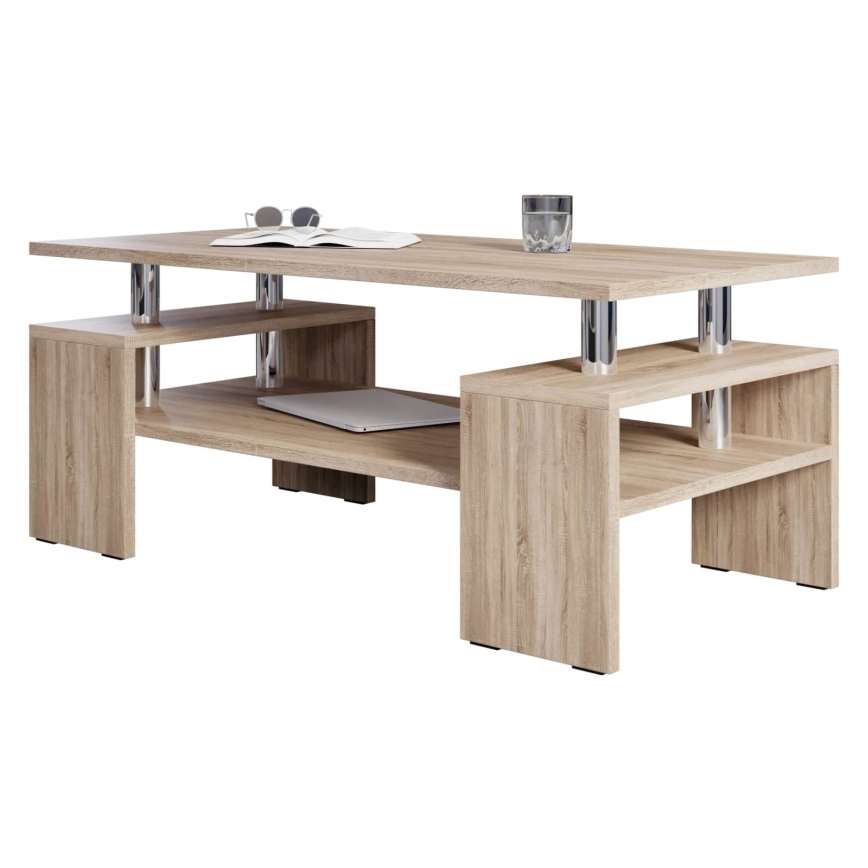 Klubska mizica CUBE 50x110 cm hrast sonoma