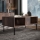 Klubska mizica DECO 46x100 cm oreh warmia