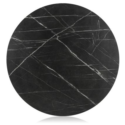 Klubska mizica DIAMOND 40x70 cm črna/zlata