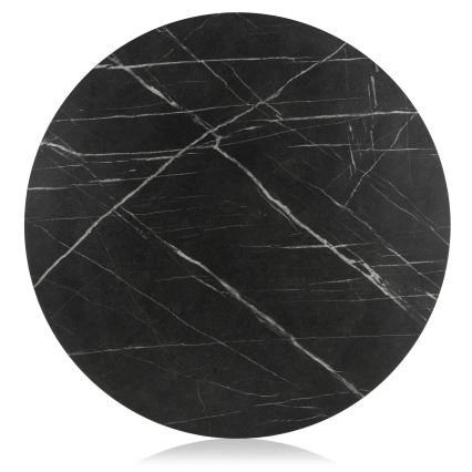 Klubska mizica DIAMOND 40x70 cm zlata/črna/bela