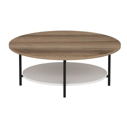 Klubska mizica ELIS 36x90 cm hrast/bela