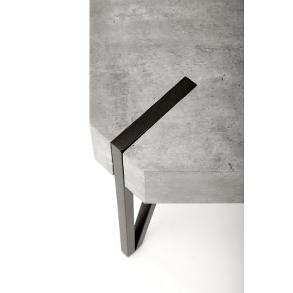 Klubska mizica EMILY 42x110 cm beton