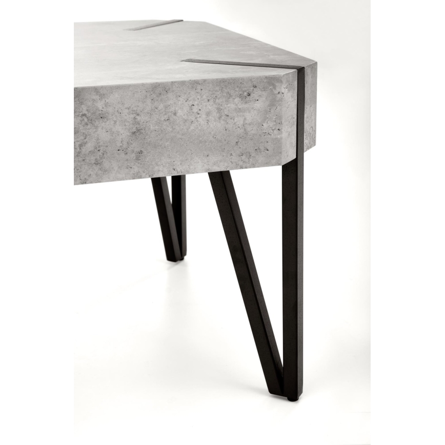 Klubska mizica EMILY 42x110 cm beton