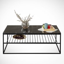 Klubska mizica ETNA 43x95 cm črna