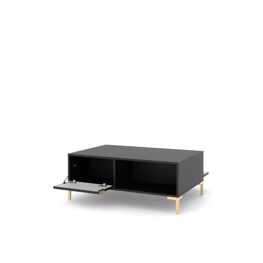 Klubska mizica FLOP črna