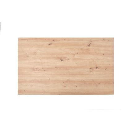Klubska mizica FORMA 110x65 cm rjava/črna