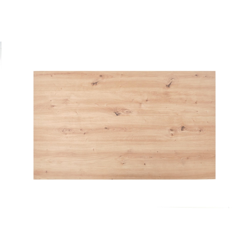 Klubska mizica FORMA 110x65 cm rjava/črna
