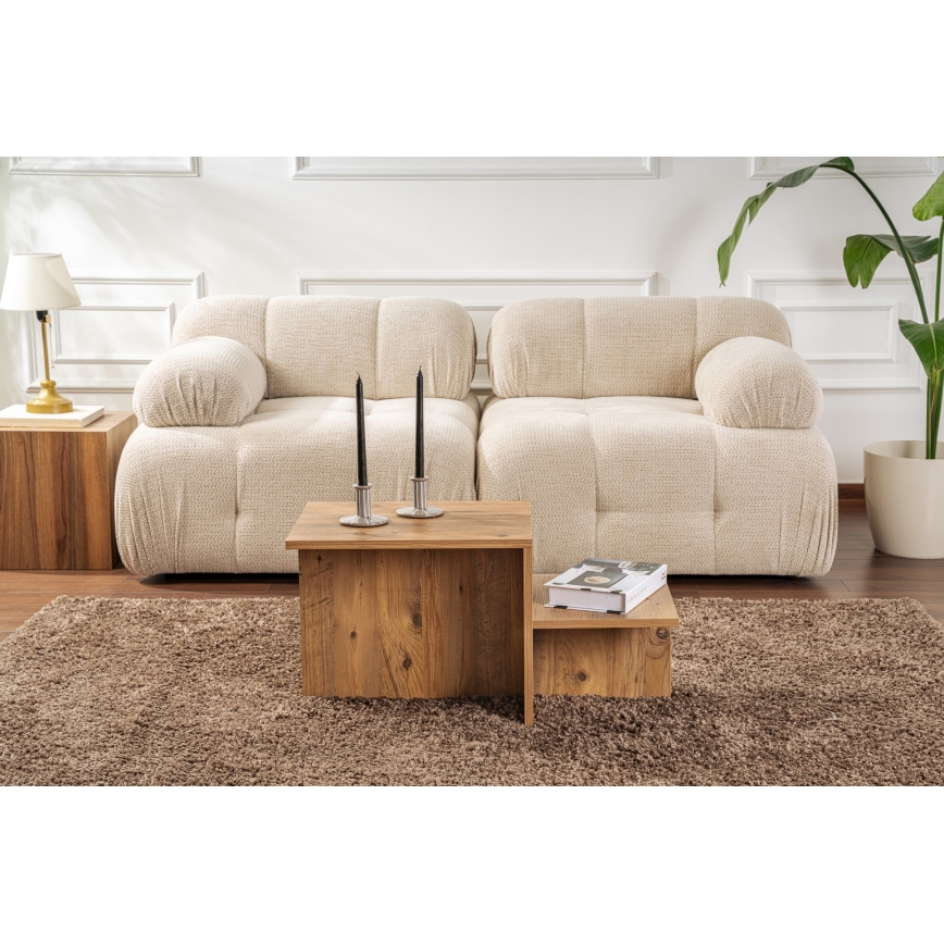 Klubska mizica HARMONY 40x80 cm bor atlantic
