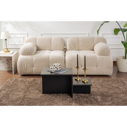 Klubska mizica HARMONY 40x80 cm črna