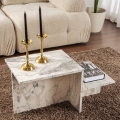 Klubska mizica HARMONY 40x80 cm marmor decor