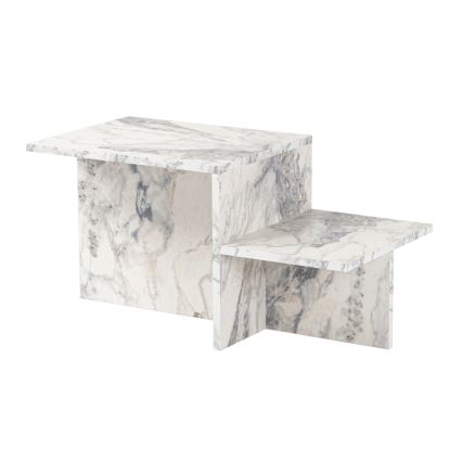 Klubska mizica HARMONY 40x80 cm marmor decor