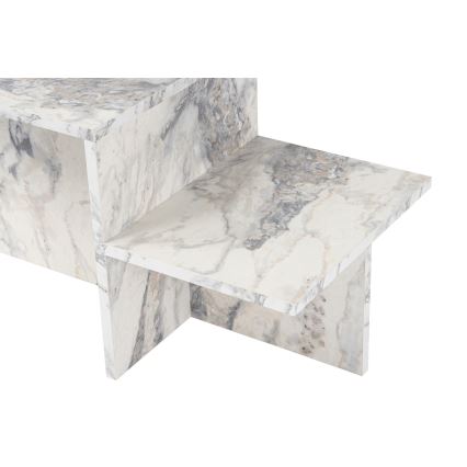 Klubska mizica HARMONY 40x80 cm marmor decor